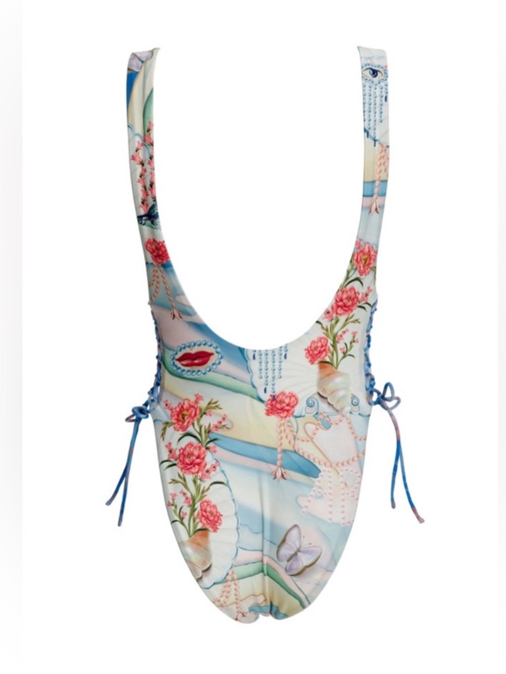 NWT AGUA BENDITA Nácar Tribeca One Piece Swimsuit - Picture 11 of 12